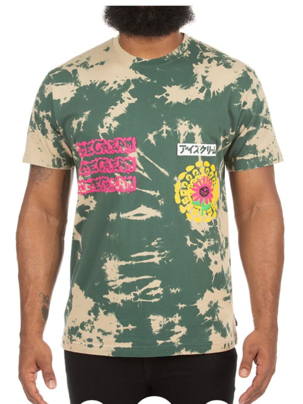 Icecream Billionaire Boys Club The Future Tie Dye Knit Tee Shirt M Doe